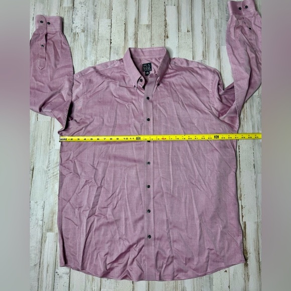Jos. A Bank Travelers Collection Men's XL Purple Long-Sleeve Button-Up Shirt - Picture 5 of 13